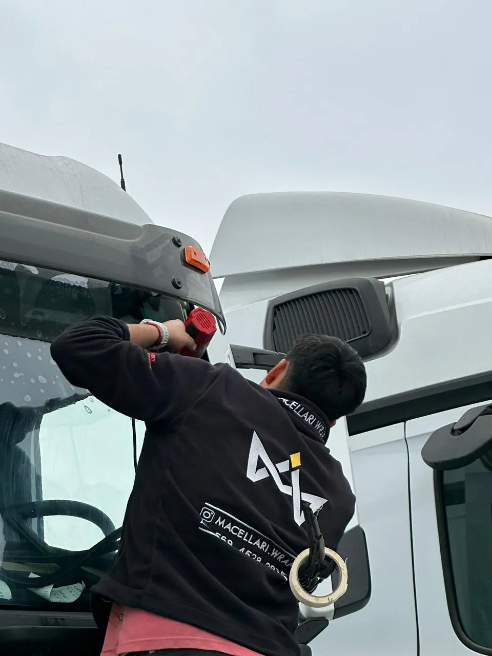 Trabajos en flotas de empresa en Macellari Wrap Quillota