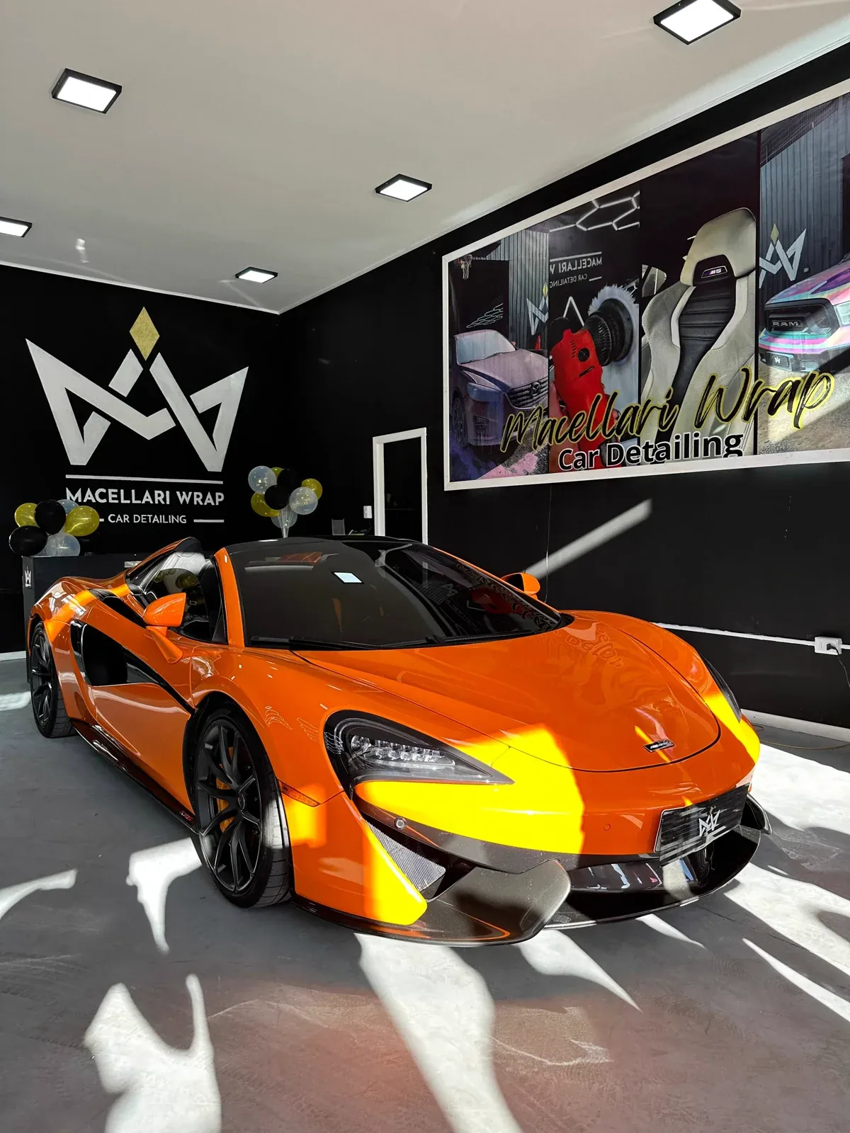 McLaren Naranja — Full Wrap Deportivo